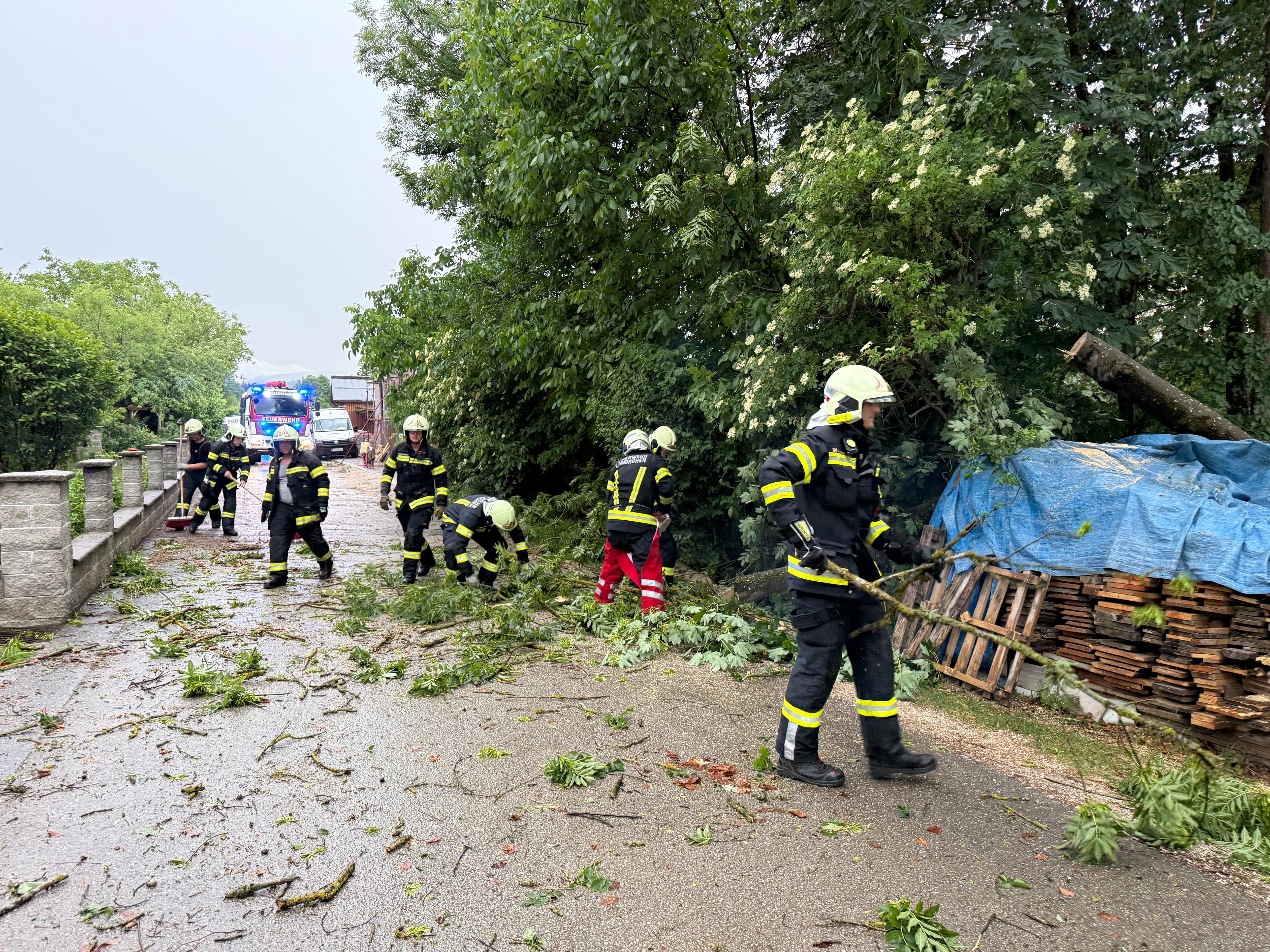 Einsatzfoto Unwettereinsätze